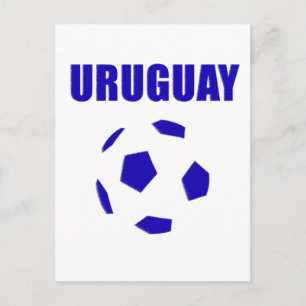Uruguay-Futbol/futebol-T - Shirt Postkarte