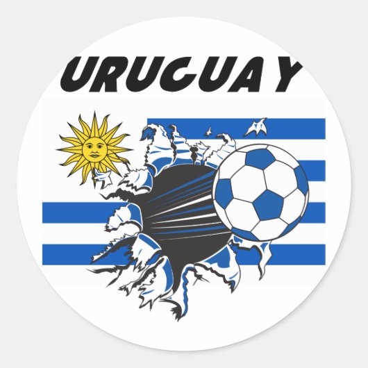 Uruguay Futbol Stickers (Vorderseite)