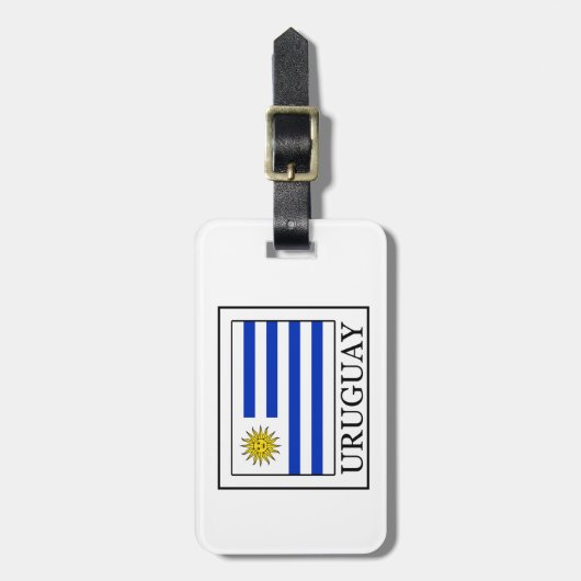 Uruguay Gepäckanhänger (Vorderseite vertikal)