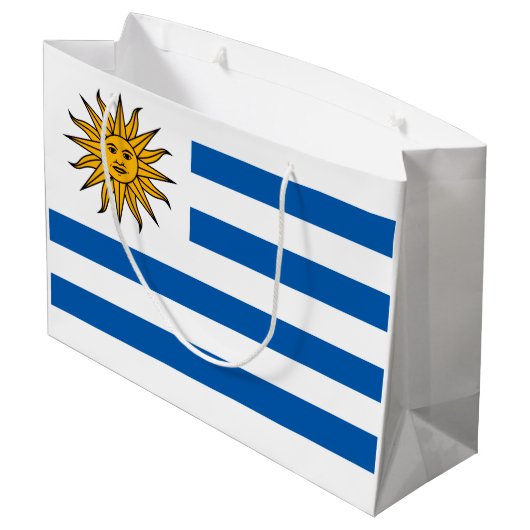 Uruguay Große Geschenktüte (Rückseite Schrägansicht)