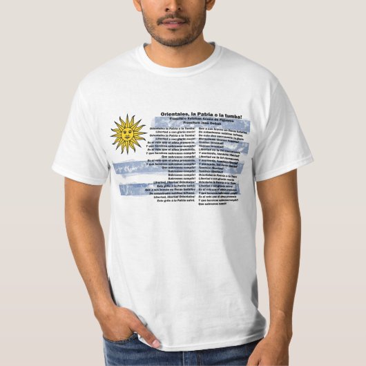 Uruguay - Himno Nacional T-Shirt (Vorderseite)