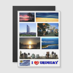 Uruguay - I Liebe - Magnetkarte