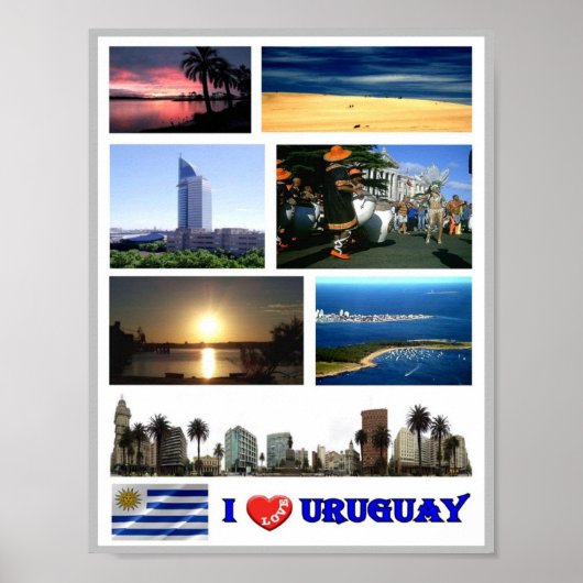 Uruguay - I Liebe - Poster (Vorne)