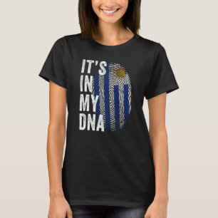 Uruguay ist in meiner DNA Uruguayan Fingerprint Ur T-Shirt