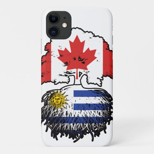 Uruguay - Kanadisches Treuhandflagge in Kanada Case-Mate iPhone Hülle (Rückseite)