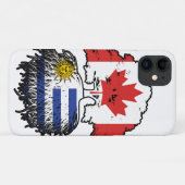Uruguay - Kanadisches Treuhandflagge in Kanada Case-Mate iPhone Hülle (Rückseite (Horizontal))