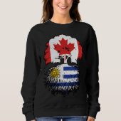 Uruguay - Kanadisches Treuhandflagge in Kanada Sweatshirt (Vorderseite)