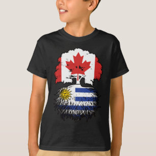 Uruguay - Kanadisches Treuhandflagge in Kanada T-Shirt