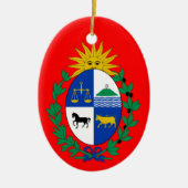 URUGUAY* kundenspezifische Keramik Ornament (Vorne)