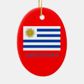 URUGUAY* kundenspezifische Keramik Ornament (Hinten)