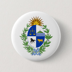 Uruguay Landeswappen Symbol Emblem Flagge Button