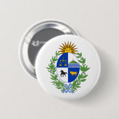 Uruguay Landeswappen Symbol Emblem Flagge Button (Vorne & Hinten)