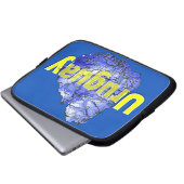 Uruguay Laptopschutzhülle (Vorne Knopf)