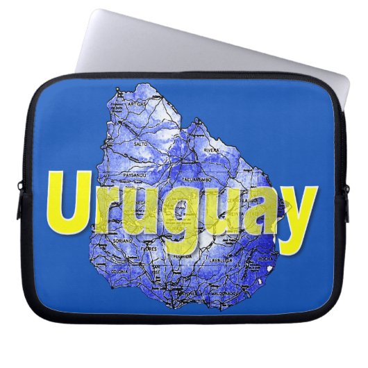 Uruguay Laptopschutzhülle (Vorderseite)