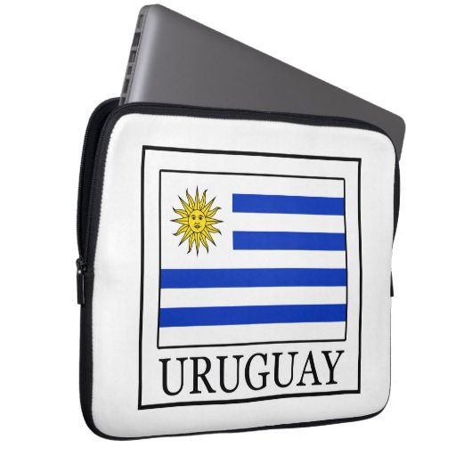 Uruguay Laptopschutzhülle (Vorne Rechts)