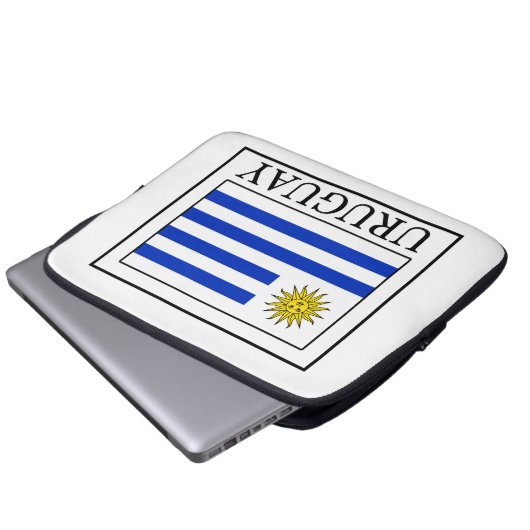 Uruguay Laptopschutzhülle (Vorne Knopf)