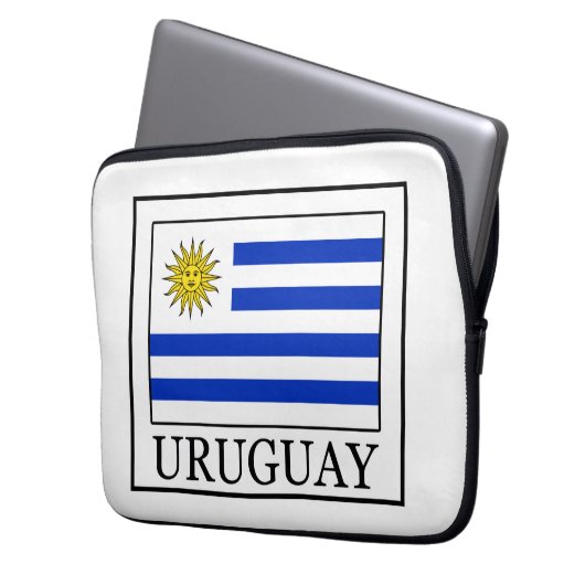 Uruguay Laptopschutzhülle (Vorderseite Links)