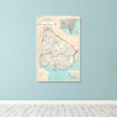 Uruguay Leinwanddruck (Insitu (Holzboden))