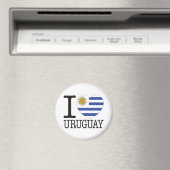 Uruguay-Liebe v2 Magnet (In Situ (Geschirrspüler))