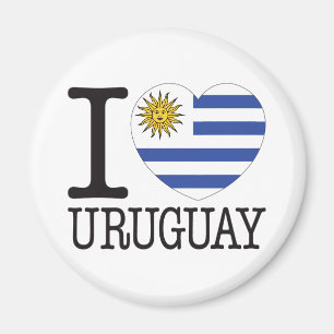 Uruguay-Liebe v2 Magnet