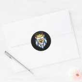 Uruguay Lion King Flag Runder Aufkleber (Umschlag)