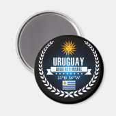 Uruguay Magnet (Vorderseite/Rückseite)