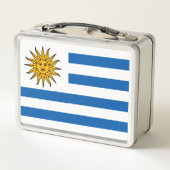 Uruguay Metall Brotdose (Rückseite)
