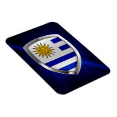 Uruguay Metallic Emblem Magnet (Rechte Seite)