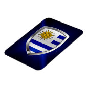 Uruguay Metallic Emblem Magnet (Linke Seite)