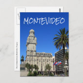 uruguay montevideo plaza postkarte (Vorne/Hinten)