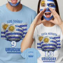 Uruguay National Football Heritage Flag Fußball