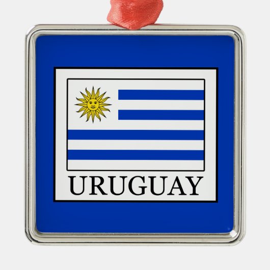 Uruguay Ornament Aus Metall (Vorne)