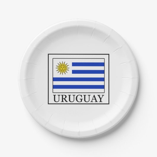 Uruguay Pappteller (Vorderseite)