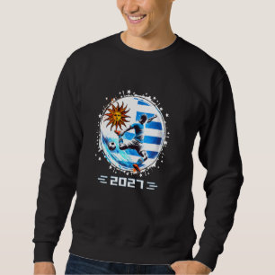 Uruguay Player Boys Kinder Jugend Frauen Uruguay 2 Sweatshirt