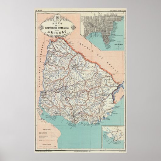 Uruguay Poster (Vorne)