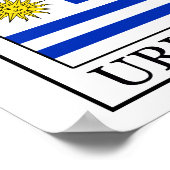 Uruguay Poster (Ecke)
