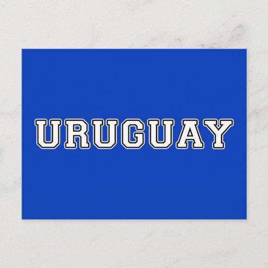 Uruguay Postkarte (Vorderseite)