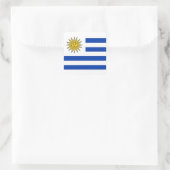 Uruguay Quadratischer Aufkleber (Tasche)