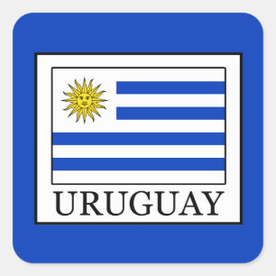 Uruguay Quadratischer Aufkleber
