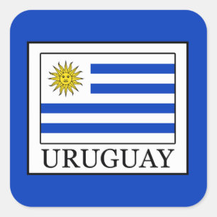 Uruguay Quadratischer Aufkleber