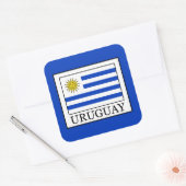 Uruguay Quadratischer Aufkleber (Umschlag)