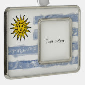 Uruguay Rahmen-Ornament Silber (Rechts)