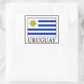 Uruguay Rechteckiger Aufkleber (Tasche)