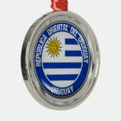 Uruguay-Runde Emblem Ornament Aus Metall (Rechts)