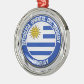Uruguay-Runde Emblem Ornament Aus Metall (Links)