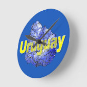 Uruguay Runde Wanduhr (Winkel)