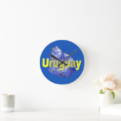 Uruguay Runde Wanduhr (Zuhause)