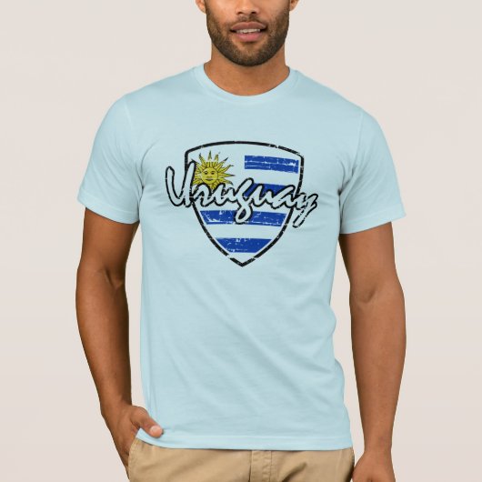 Uruguay-Schildentwurf T-Shirt (Vorderseite)