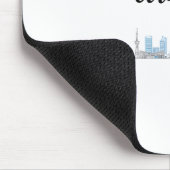 Uruguay Skyline Reise Urlaub Outfits  Mousepad (Ecke)