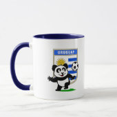 Uruguay Soccer Panda Tasse (Links)